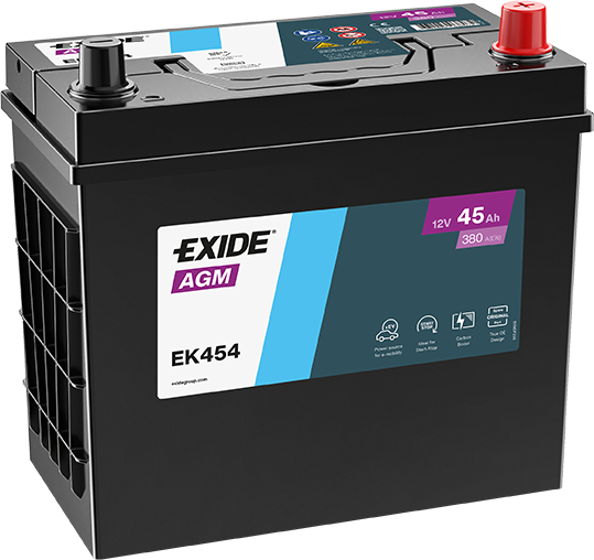 EXIDE BILBATTERI - AGM 12V 45AH