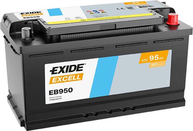 EXIDE BILBATTERI - EB950 12V 95AH