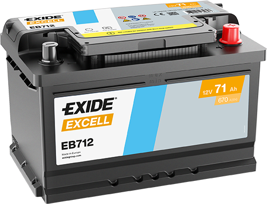 EXIDE BILBATTERI 12V 71AH     57113.