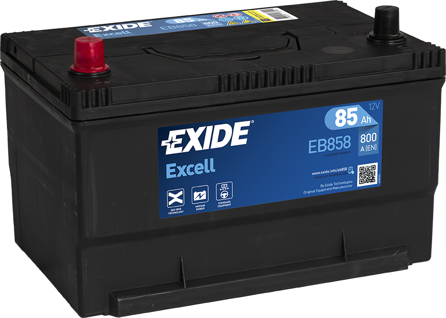 EXIDE BILBATTERI 12V 85AH
