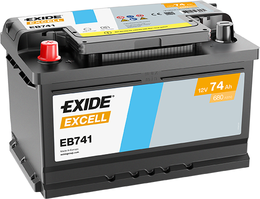 BATTERI 12V 74AH.