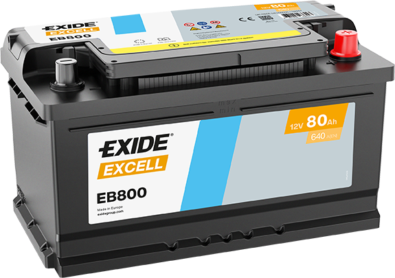EXIDE BILBATTERI BATTERI 12V 80AH