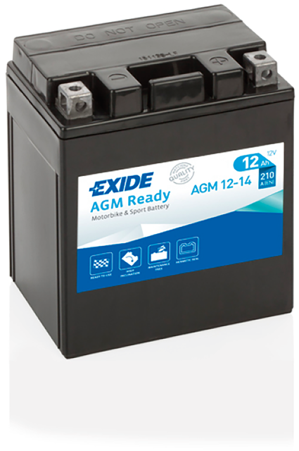 EXIDE MC-BATTERI AGM 12v -14 Ah