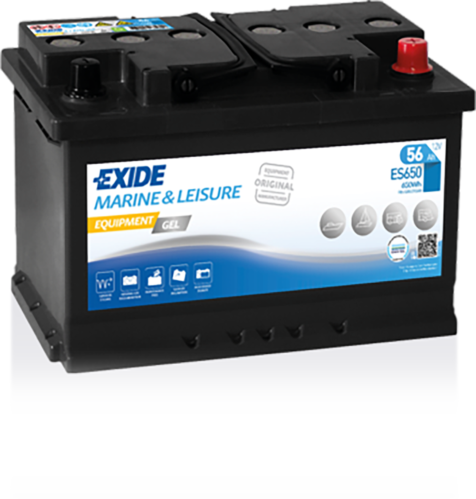 EXIDE BILBATTERI gele-batteri ES650