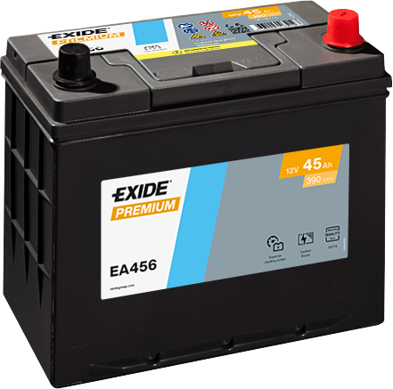 EXIDE BILBATTERI BATTERI 12V 45AH.
