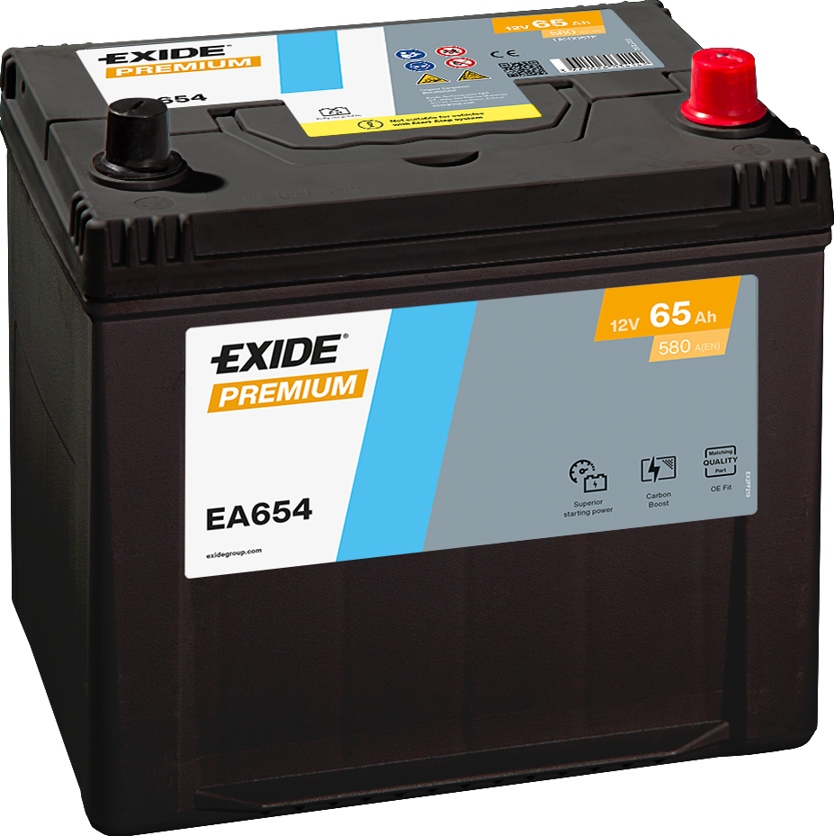 BATTERI 12V 65AH.