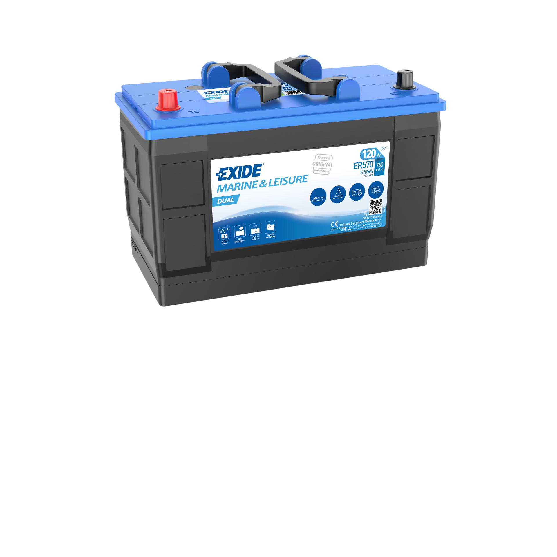 FRITID DUAL 12V 120AH