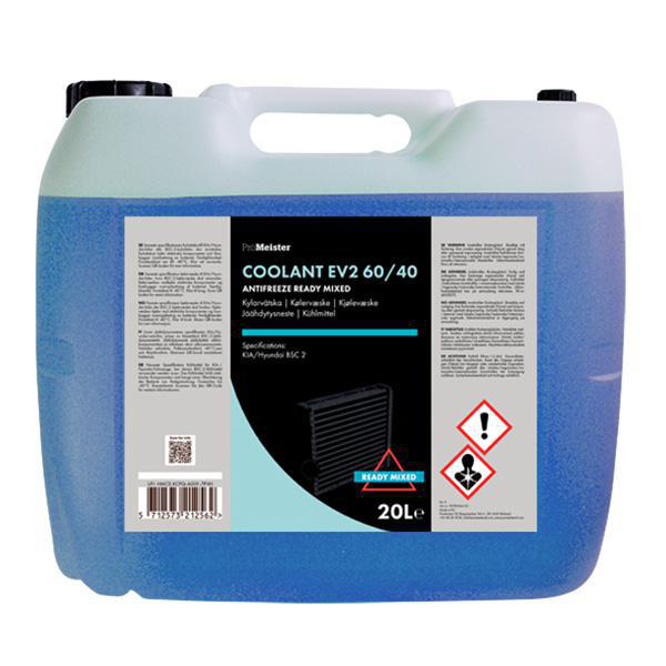 Coolant EV2 60/40 Ferdigblandet 20L