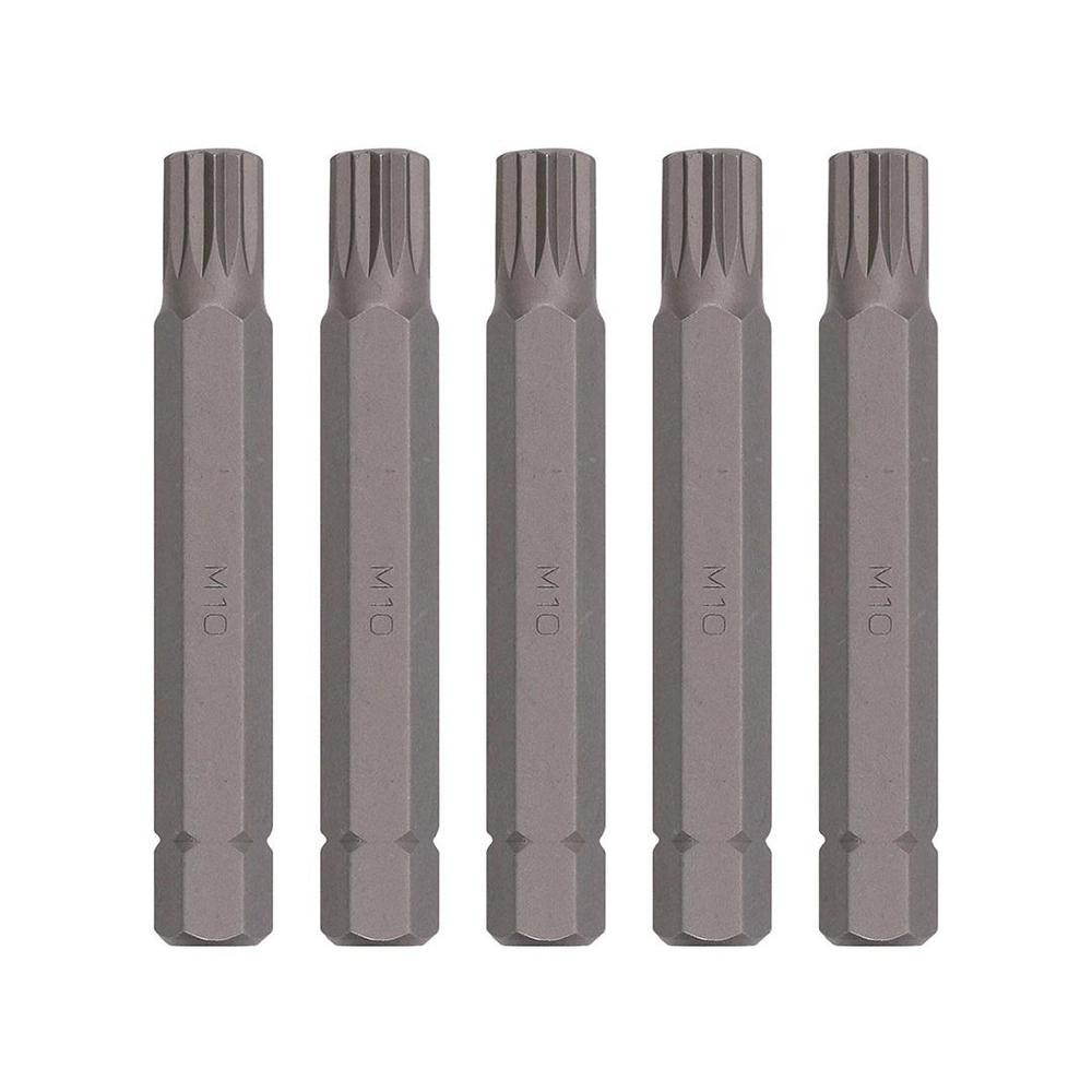 10MM BITS 12-KANT 75MM M5