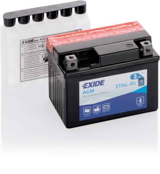 4590 EXIDE MC ETX4L-BS