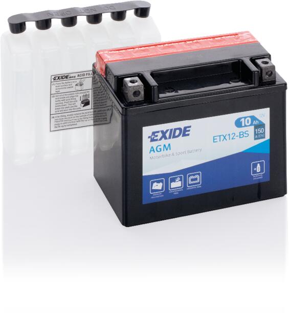 4596 EXIDE MC ETX12-BS
