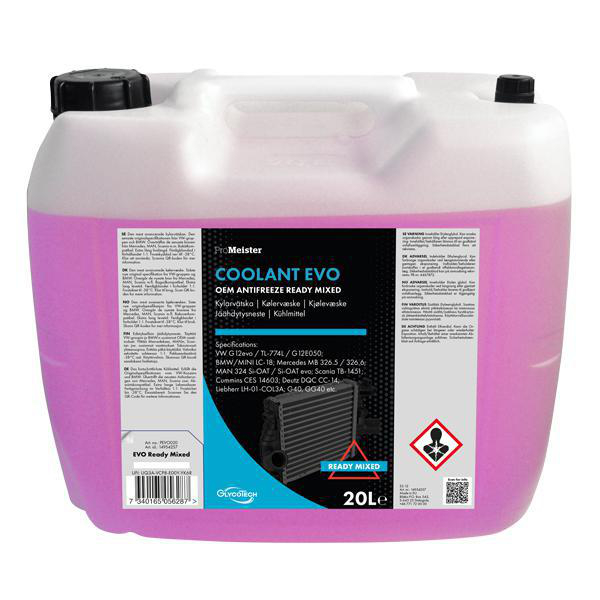 Glykol OEM COOLANT EVO Ready Mixed - 20 liter