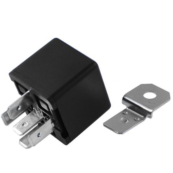 Relä, Enkelbrytande, On/Off, Elektromagnetiskt, 5 Stift, 12V, 40A