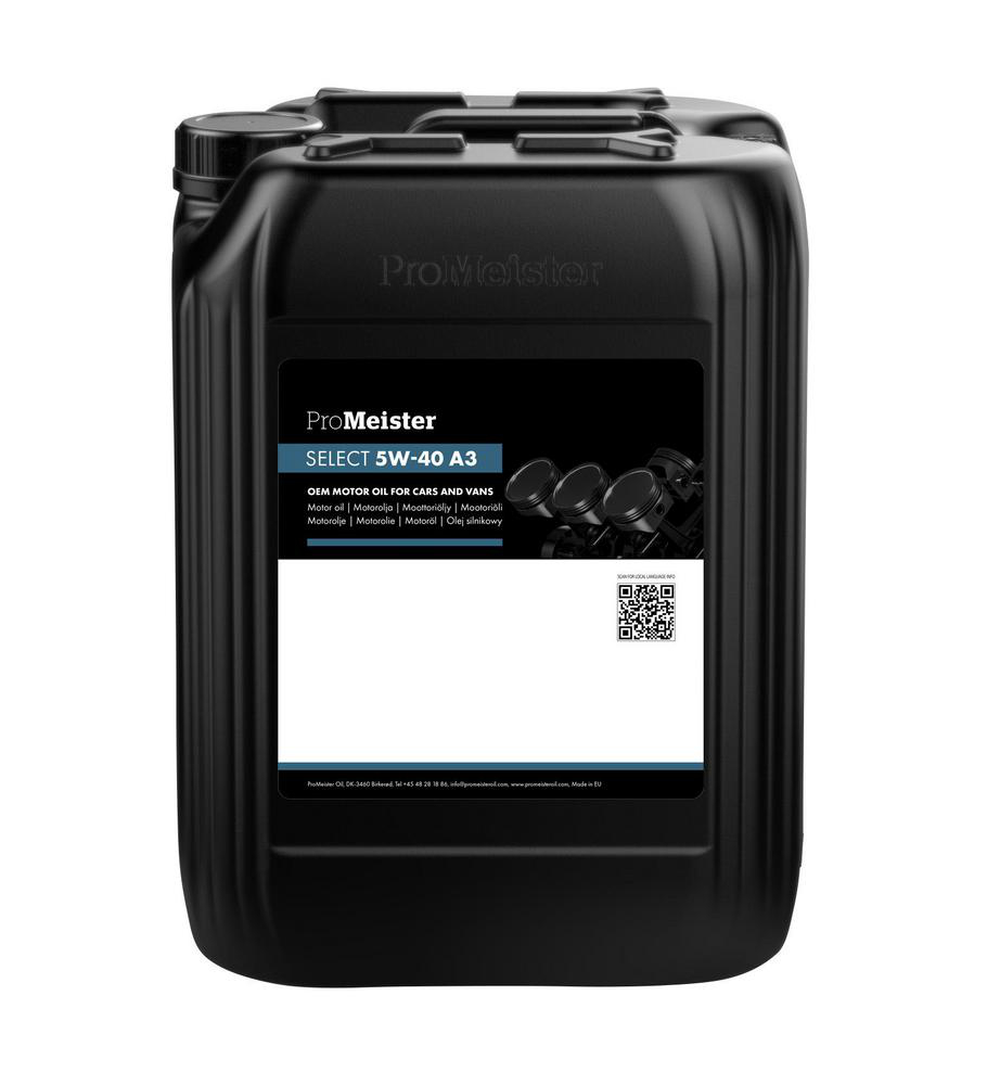 ProMeister Select 5W-40 A3 20 lit