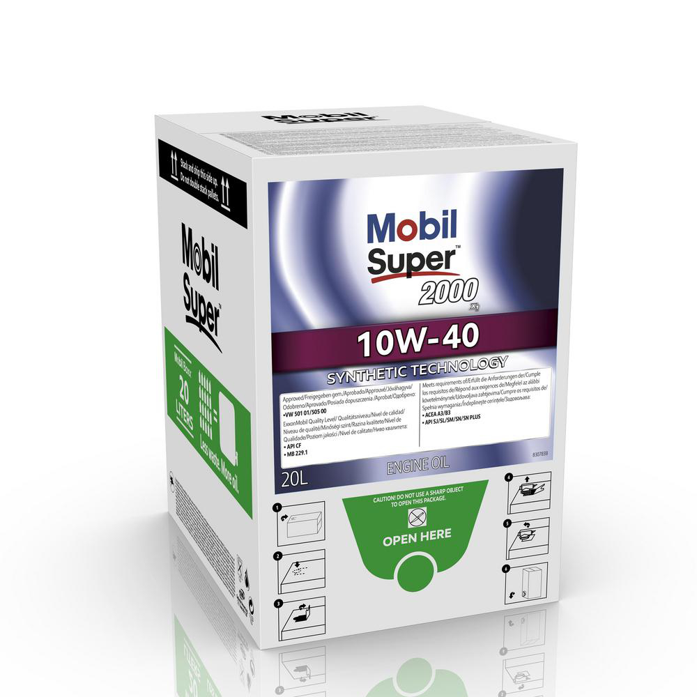 Mobil Super 2000 X1 10W-40 Bag-In-Box 20L