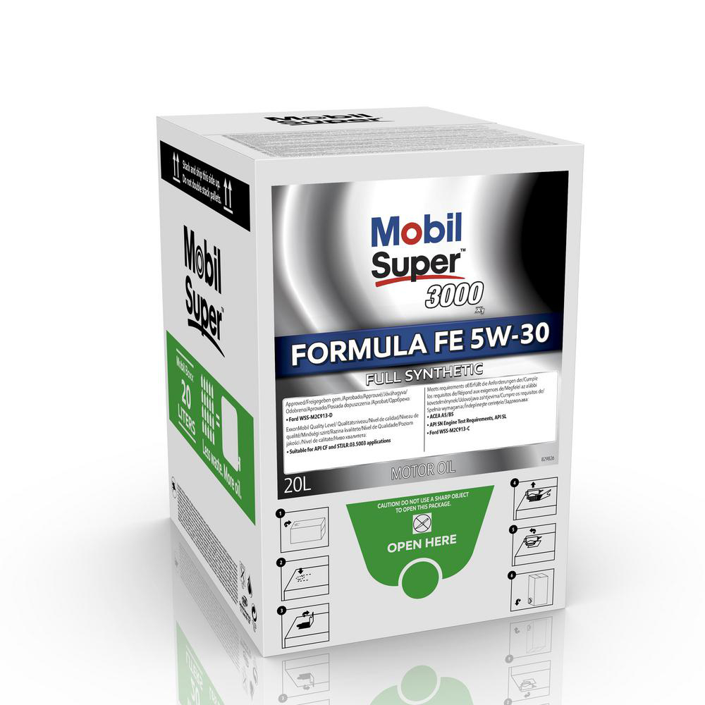 Mobil Super 3000 X1 Formula FE 5W-30 Bag-In-Box 20L