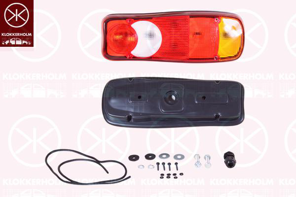 Universal Baklykt M/ledning