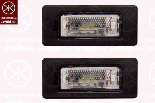 Nummerplåtsbelysning 2-pack