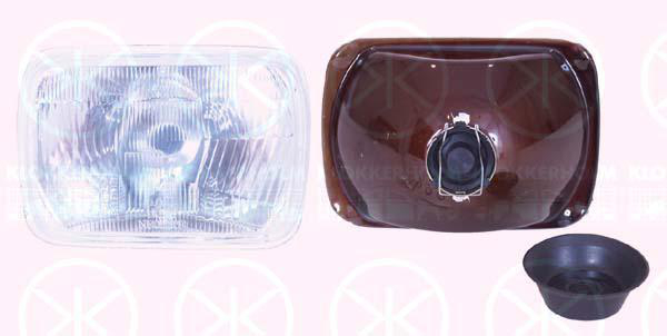 Lyskaster H4 200x142mm M/park