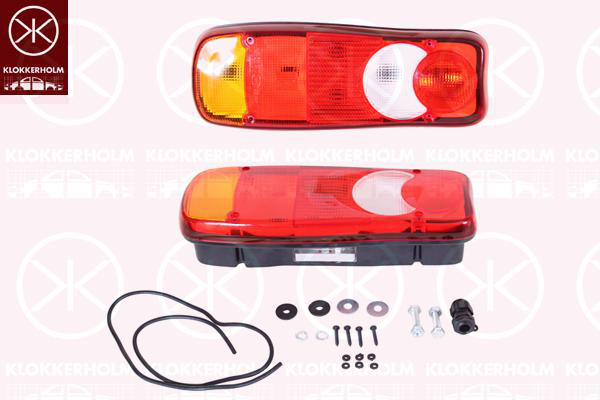 Universal Baklykt M/ledning