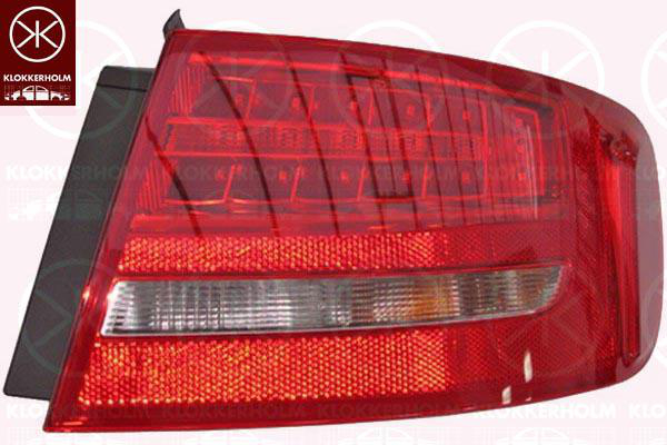 Baklys,led,ytre,m/lampeholder