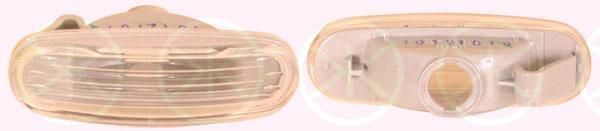 Blinklys, U/pæreh.transparent,