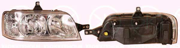 Lyskaster H7/h1 El.jus M/motor