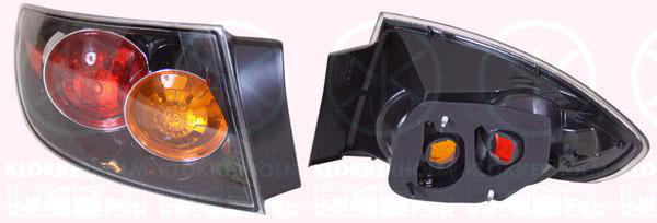 Baklys, Uten Lampeholder, Ytre