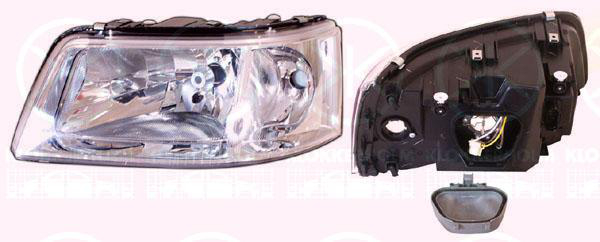 Lyskaster H4 El.just M/motor