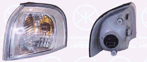 Blinklys Kompl. Krom -7/03
