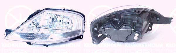 Lyskaster H1/h7 El.jus M/motor