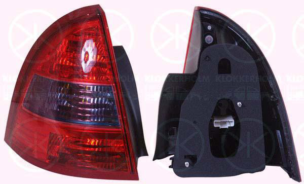 Baklys, Uten Lampeholder, Ytre