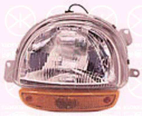 Forlykt H4 Man.gul Bl.depo -98