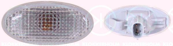 Blinklys, Oval, Med Pæreholder