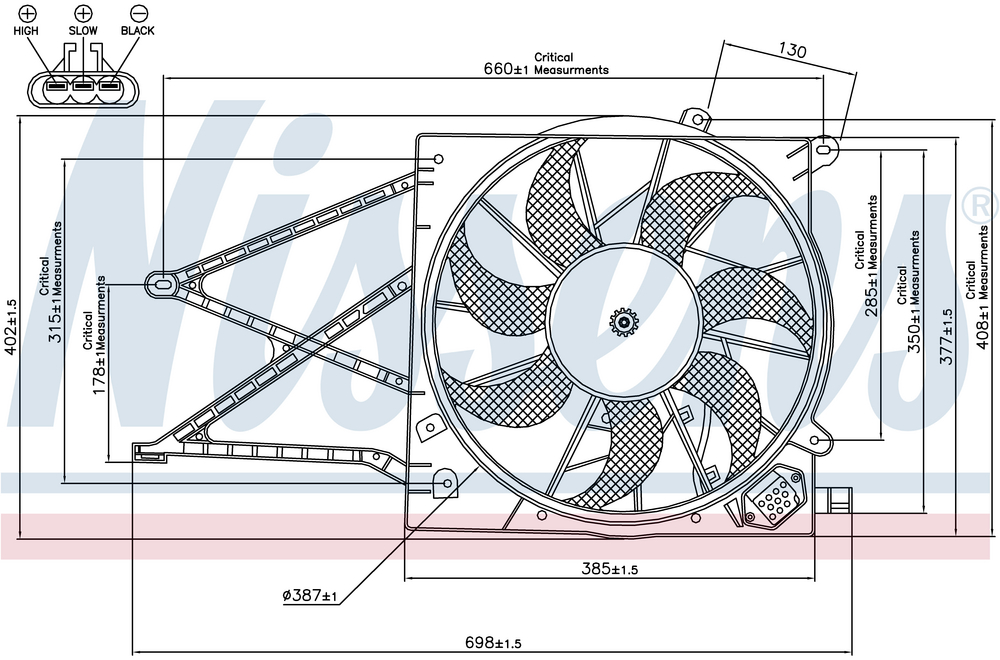 Radiator Opel Astra / Zafira 1,7 Td 98-