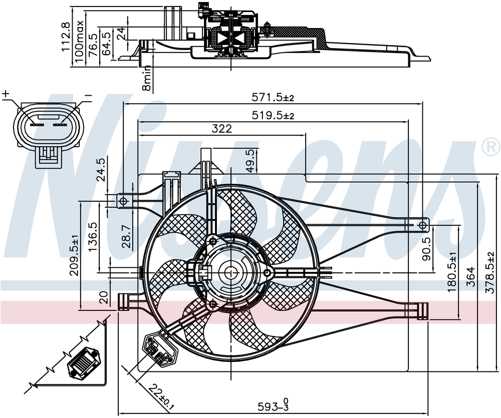 Radiator Fiat Palio 1.2 -Ac 96-02