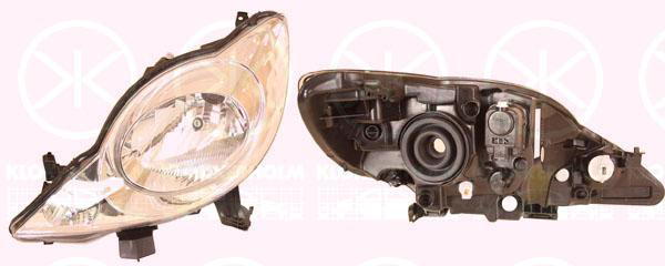 Hovedlykt, H4, M/servomotor,