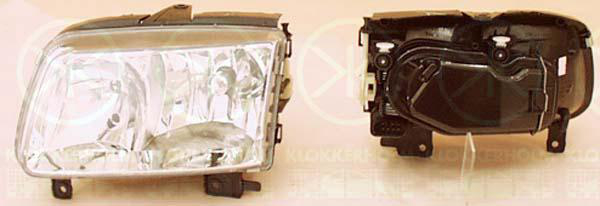 Lyskaster H7/h1 00- Valeo