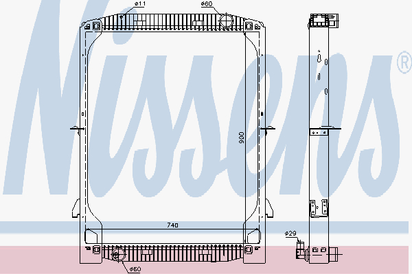 Radiator Iveco Eurotech E.42 95-