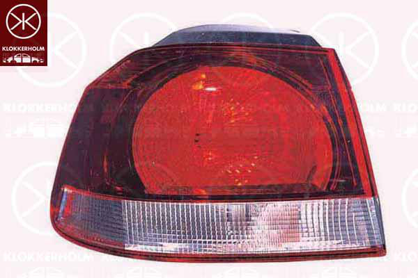 Baklys, Hella-type, Uten Lampe
