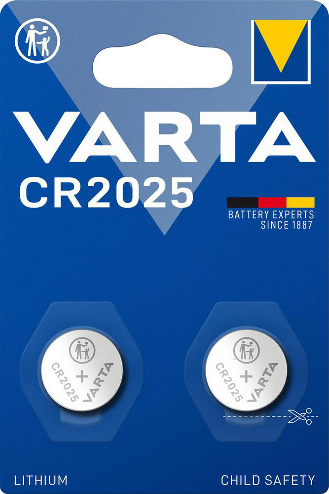 Knappcellsbatteri CR2025 (2-pack)