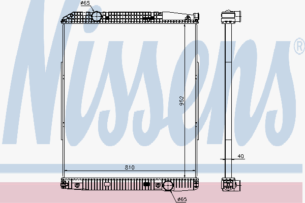Radiator Mercedes Actros 96-