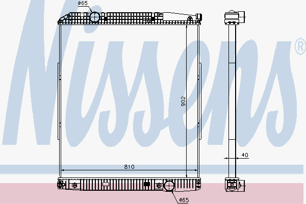 Radiator Mercedes Actros 96-