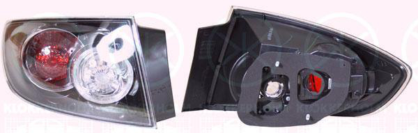 Baklys, Uten Lampeholder, Ytre