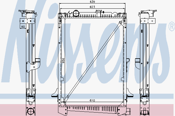 Radiator Daf 75 Cf 02-