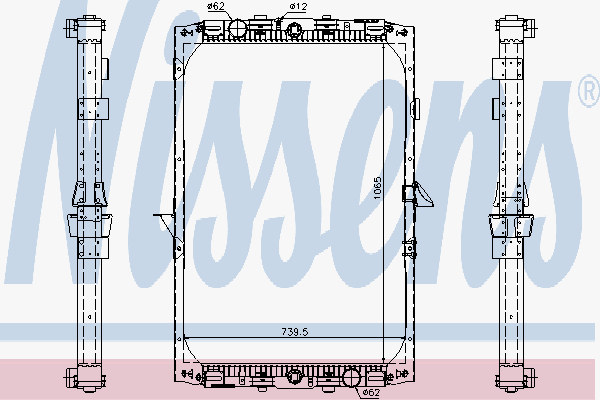 Radiator Daf 95Xf 96-