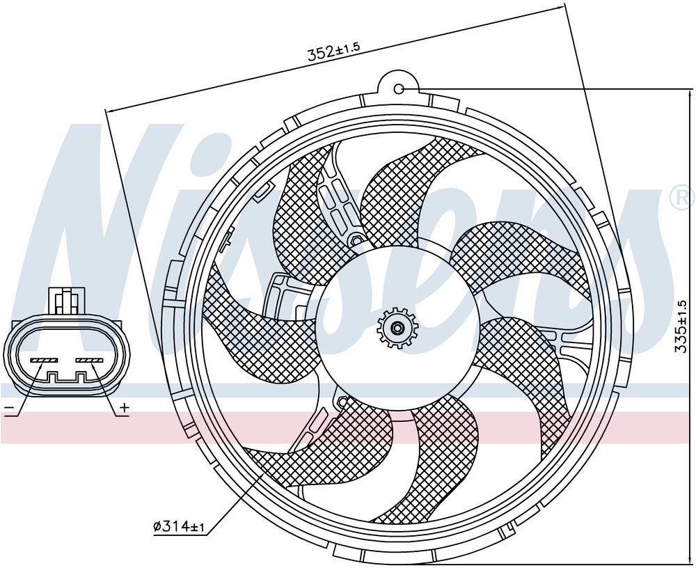 Radiator Ventilator Fiat Stilo 1,2 01-