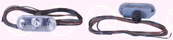 Sideblinklys Kompl.klart Glass