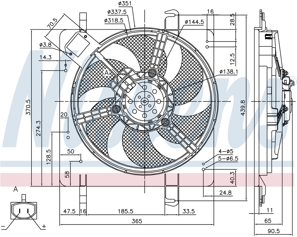 Radiator Ford Ka +Ac 03-
