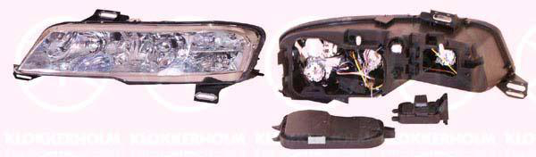 Forlykt Xenon/h7 M/motor 3dørs